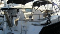 Oceanis 54 cockpit view